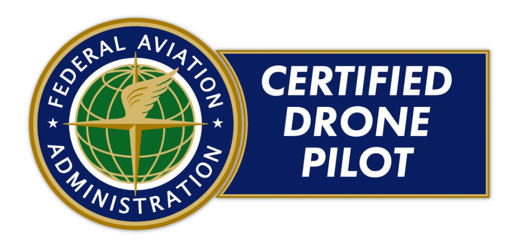FAA Certified Drone Pilot badge